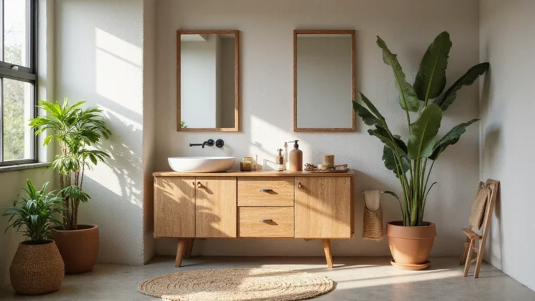17 Boho Bathroom Ideas: Natural, Textured & Relaxed Aesthetic