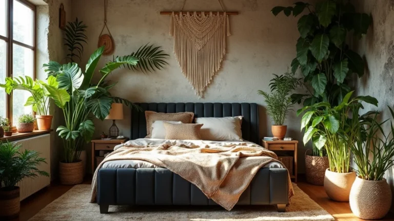 17 Boho Bedroom Ideas That Make Black Furniture Feel Light & Airy