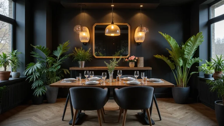 17 Dark Modern Dining Room Ideas for Bold, Atmospheric Spaces