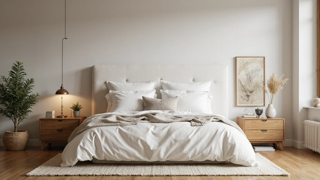 17 White Headboard Bedroom Ideas With Warm Wood Accents