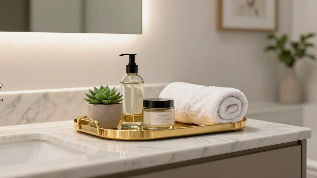 18 Bathroom Counter Decor Ideas That Instantly Make Your Space Look Luxe