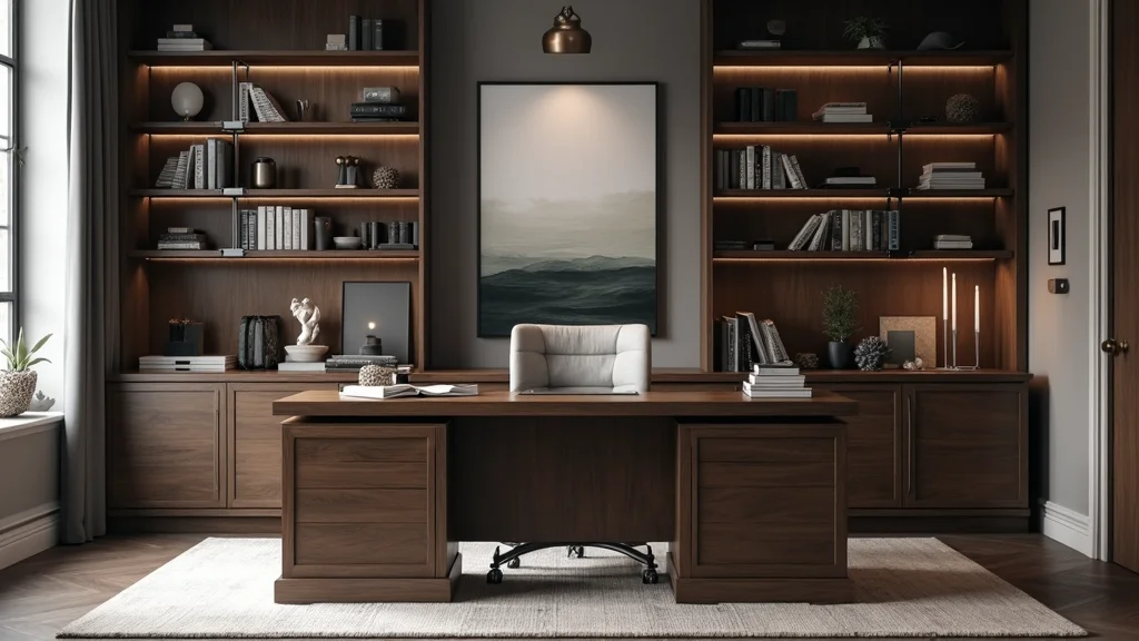 18 Masculine Office Ideas for Men: Dark Woods, Clean Lines & Productivity