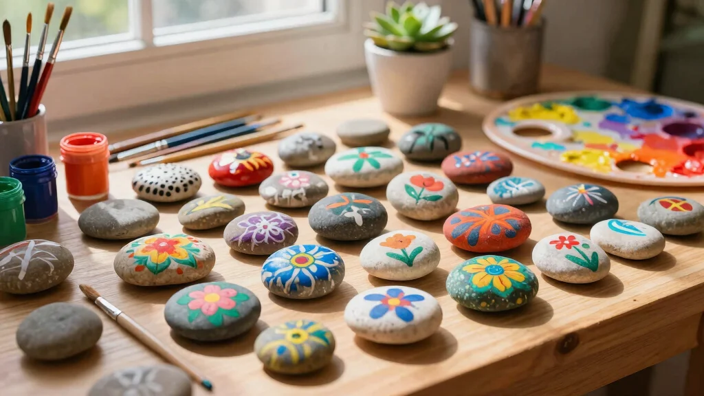 20 Easy Pebble Painting Projects for Kids & Adults
