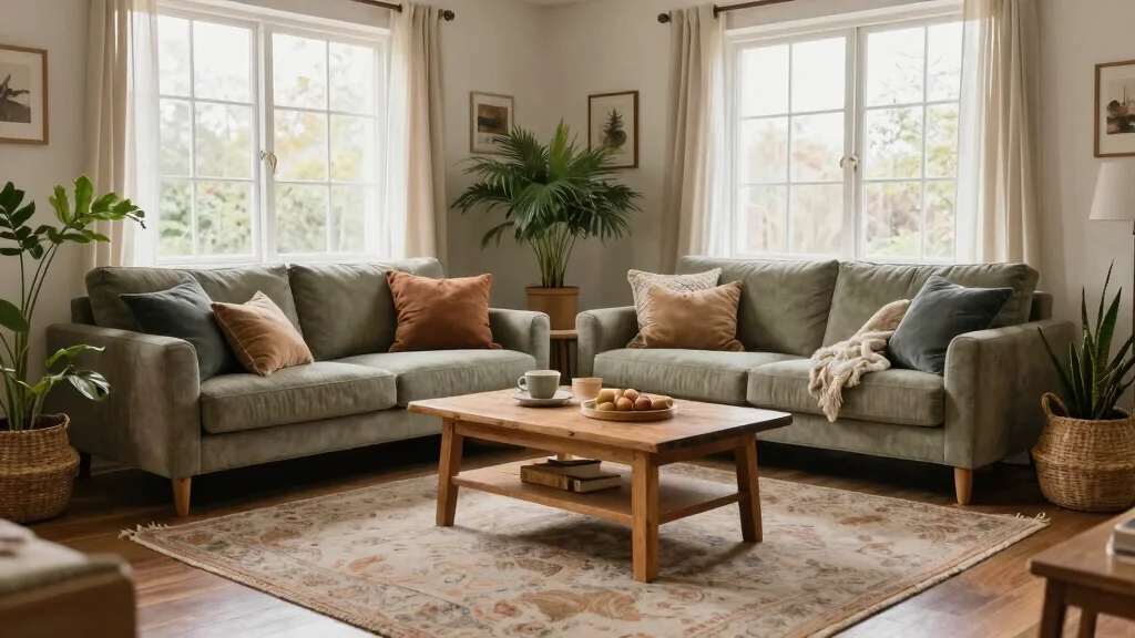 22 Calm & Cozy: Earthy Living Room Decor Trends Dominating 2025