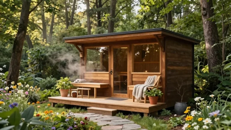 18 Rustic Sauna Features That'll Transform Your Home Spa into a Cozy Retreat!